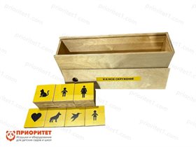 Игровой набор карточек Альтернативная коммуникация - Я и мое окружение.Индивидуальный