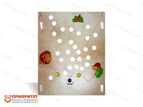 Тактильно-развивающая панель Любопытные задачки