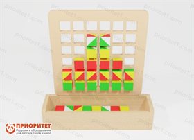 Тактильно-развивающая панель Кубо-мозаика