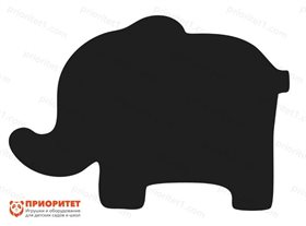Фигурная грифельная меловая доска Слоник