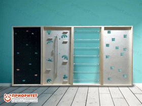 Игровая развивающая стенка Спортивная страна