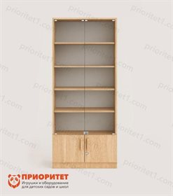 Шкаф-витрина со стеклянными дверцами стандартный