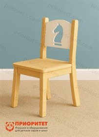 Детский стул Ход конем белый