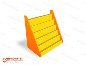 Стеллаж-витрина для книг Добрый уголок