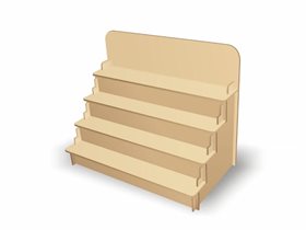 Стеллаж-витрина Веселая выставка