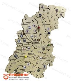Большая карта Нижегородской области