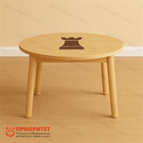 Круглый стол Ладья для шахматного кабинета