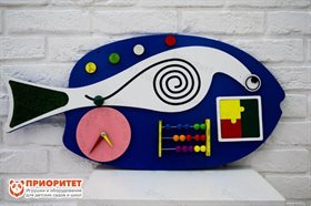 Бизиборд Синяя рыбка