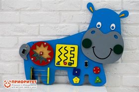 Бизиборд Милый бегемотик №2