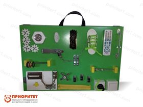 Бизиборд складной с меловой доской Детская улыбка