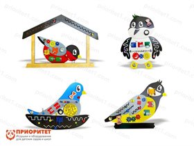 Набор бизибордов Птицы России №3