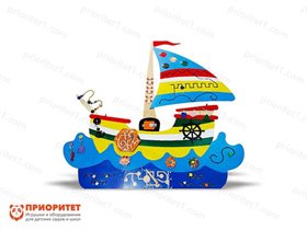 Декоративно-развивающая панель Могучий кораблик