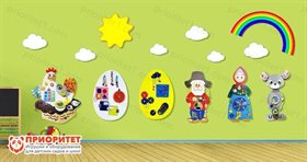 Набор бизибордов Сказка Курочка Ряба