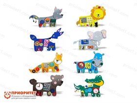 Набор бизибордов Дружный зверинец №2