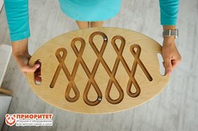 Тактильно-развивающая панель-лабиринт Серпантин