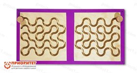 Межполушарная доска №12 цветная