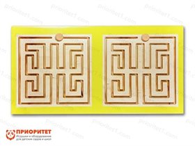 Межполушарная доска №13 цветная