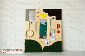 Акустическая настенная тактильная панель Любим музыку