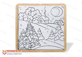 Напольный двойной модуль Многоразовая раскраска (75x75)