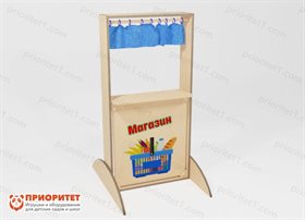 Тактильно-развивающая ширма Идем в магазин