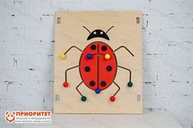Тактильно-развивающая панель Бабочка-коробочка