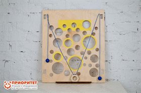 Тактильно-развивающая панель Вкусный сыр