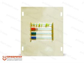 Тактильно-развивающая панель Умные счеты