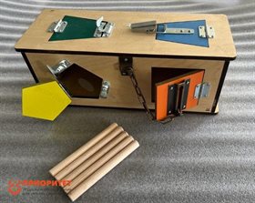 Тактильный сундучок Открывайка