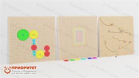 Набор тактильно-развивающих панелей Ценные игры