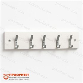 Вешалка настенная 5 крючков из серии Медовая