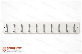 Вешалка настенная 10 крючков из серии Медовая