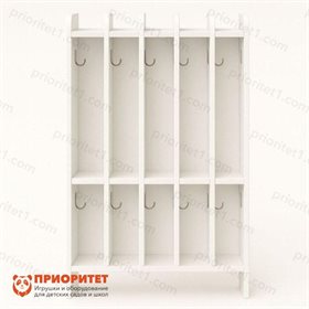 Вешалка для полотенец 2-х ярусная (5 секций) 70х20х100 из серии Медовая