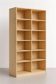 Стеллаж 110х50х200 из серии Медовая