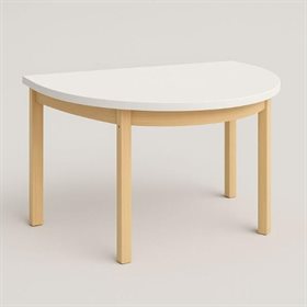Стол полукруглый 0 гр.роста из серии Медовая