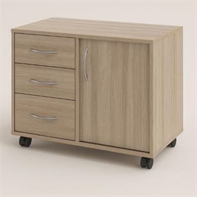 Шкаф-тумба канцелярский 1 из серии Медовая