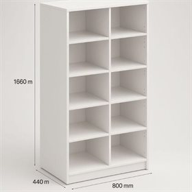 Шкаф с локерами из серии Медовая