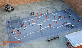 Трасса для дронов 230м2