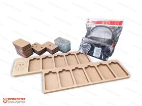 Комплект сенсорных пластин Тактильные карточки