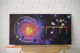 Панель-лабиринт Космос