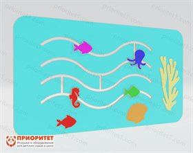 Дидактическая панель Рыбки в океане