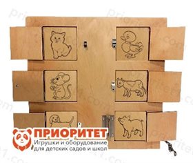 Панель с замочками Животные