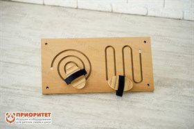 Панель-лабиринт Рисуем ногами №4 Воронка и волна