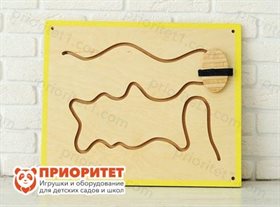 Панель-лабиринт Рисуем ногами №3 Зигзаг