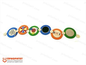 Набор тактильно-развивающих панелей Детям