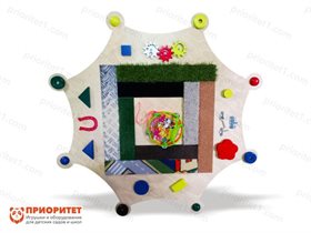 Тактильный диск с декоративными элементами Веселая игра