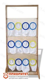 Тактильно-развивающая ширма Тактильные мешочки