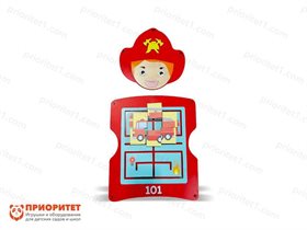 Дидактическая панель Кем стать? Пожарный