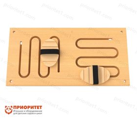 Панель-лабиринт Рисуем ногами №5 Две волны