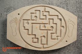 Балансировочная доска-лабиринт Для ножек №1 (натуральная)