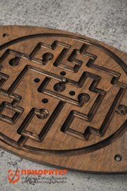 Балансировочная доска-лабиринт Для ножек №1 покрытая маслом